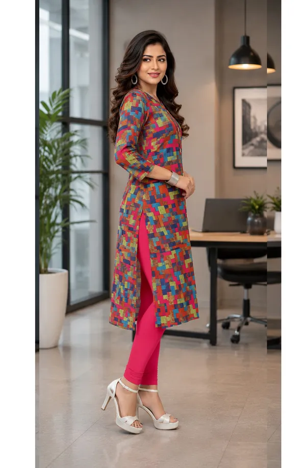 Women_Self_Design_Front_Slit_Kurta