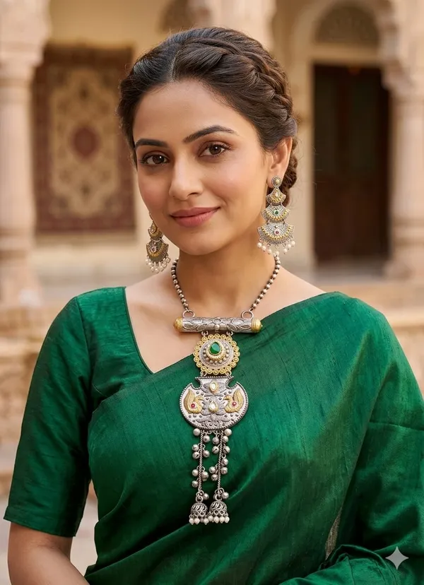 Rajsi_Haritika_Pendant_Set