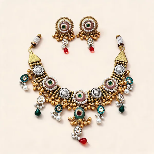 Golden_Brass_Choker_For_Women