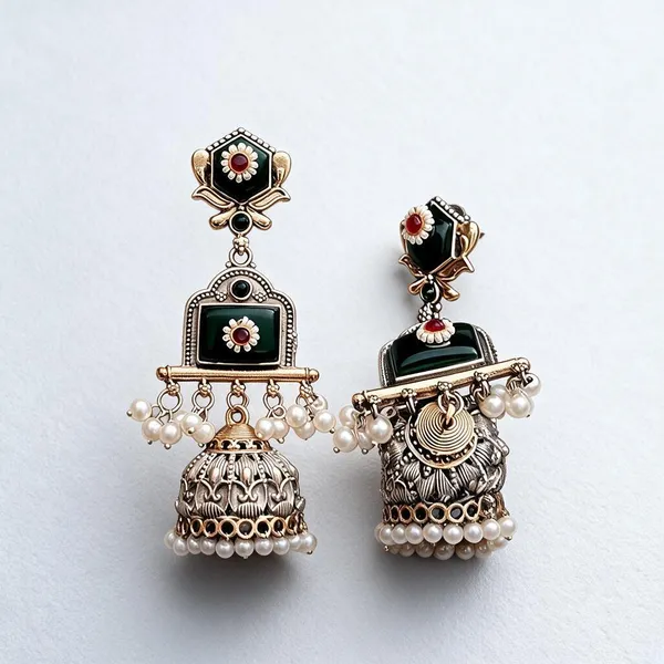 Green_Brass_Earrings_For_Women
