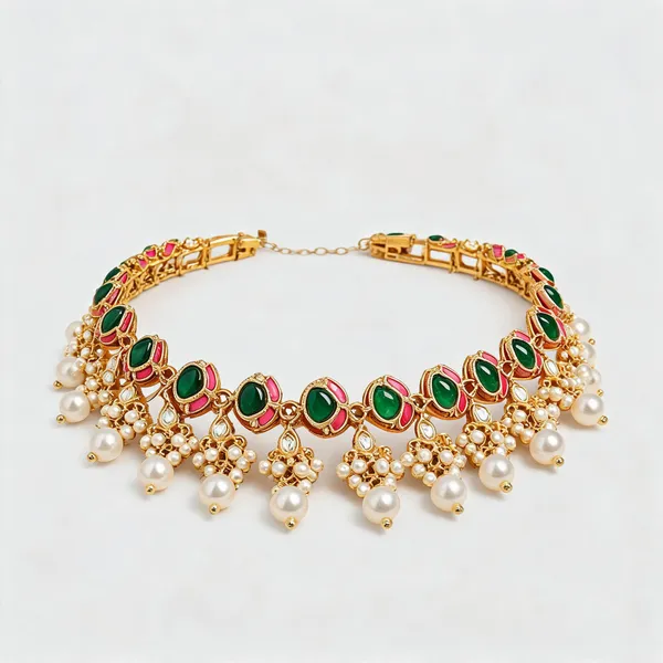 Golden_Brass_Choker_For_Women