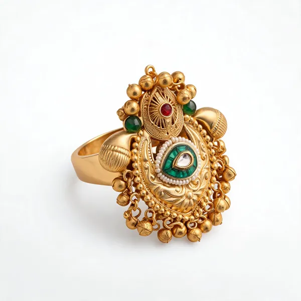Golden_Brass_Ring_For_Women