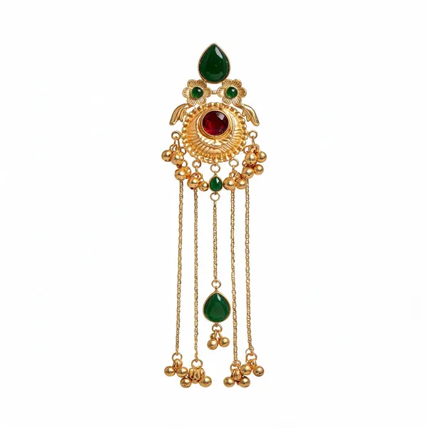 Golden_Brass_Earrings_For_Women