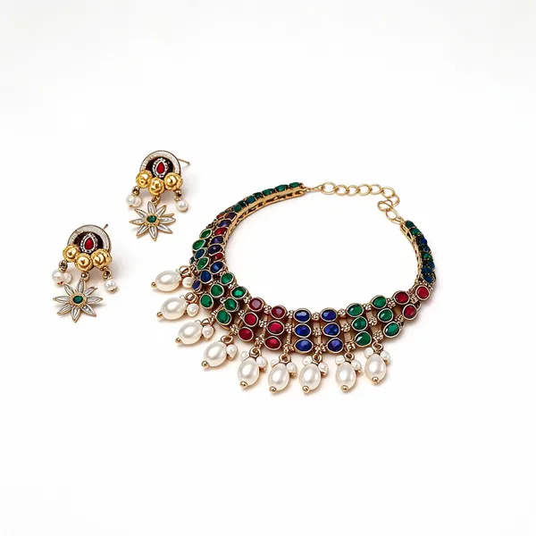 Golden_Brass_Choker_Set_For_Women