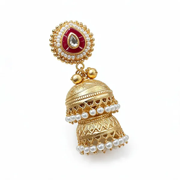 Golden_Brass_Earrings_For_Women
