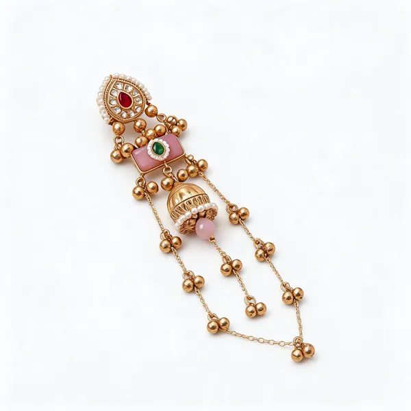 Golden_Brass_Earrings_For_Women