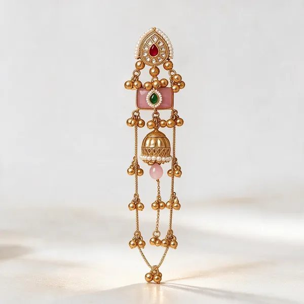 Golden_Brass_Earrings_For_Women