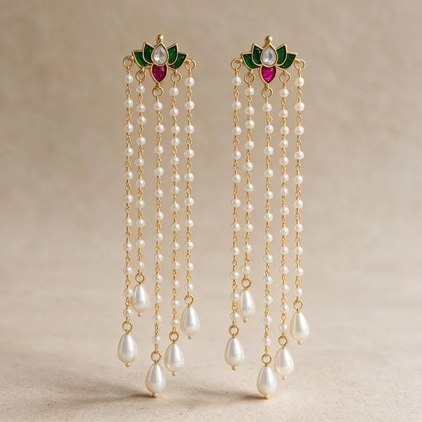 Golden_Brass_Earrings_For_Women