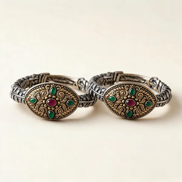 Silver_Brass_Bangles_For_Women