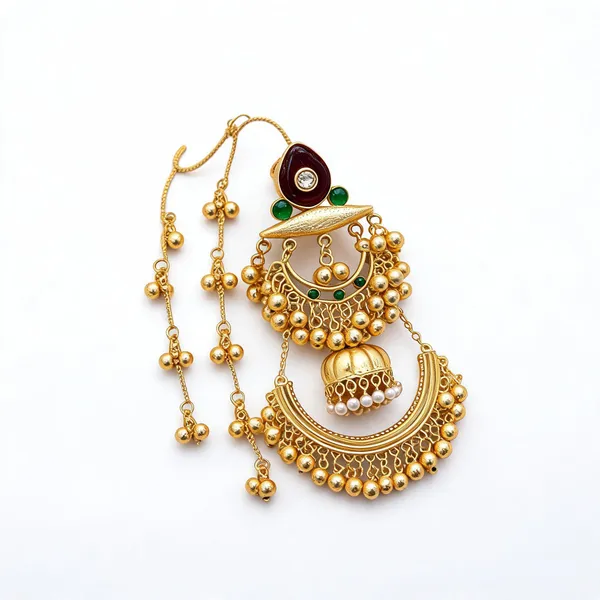 Golden_Brass_Earrings_For_Women