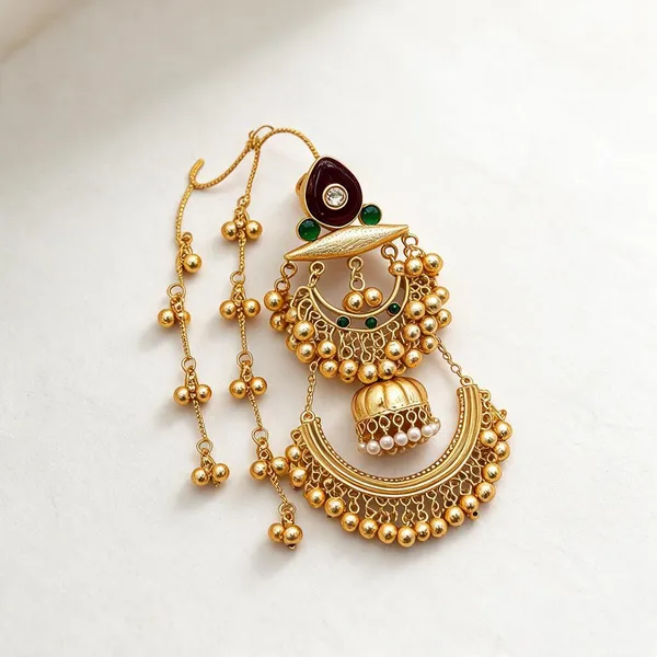 Golden_Brass_Earrings_For_Women