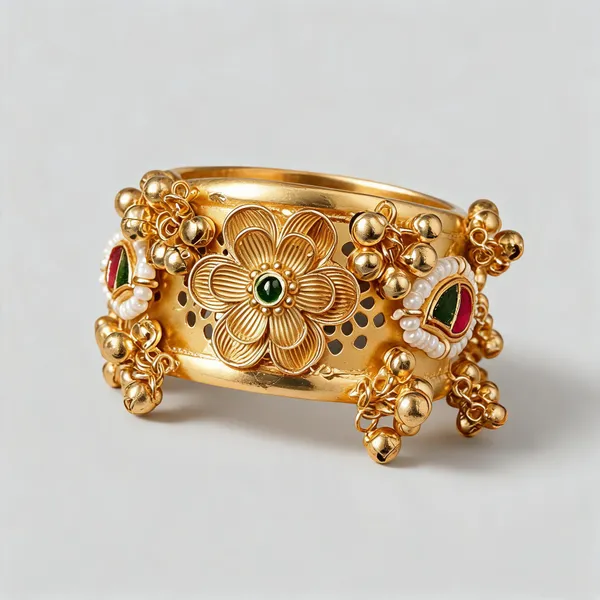 Golden_Brass_Bracelet_For_Women