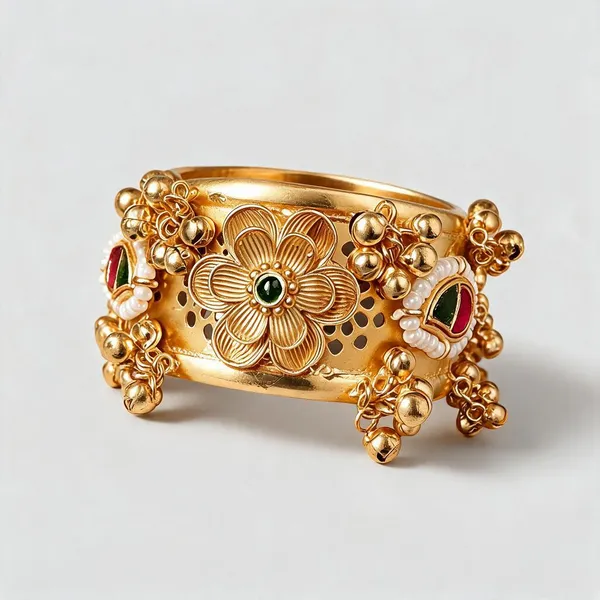 Golden_Brass_Bracelet_For_Women