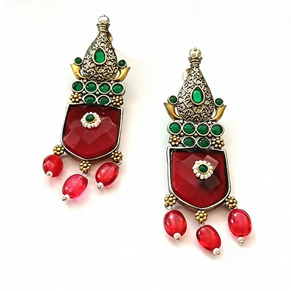 Red_Brass_Earrings_For_Women