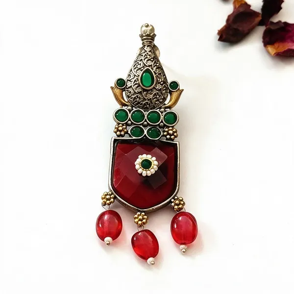 Red_Brass_Earrings_For_Women
