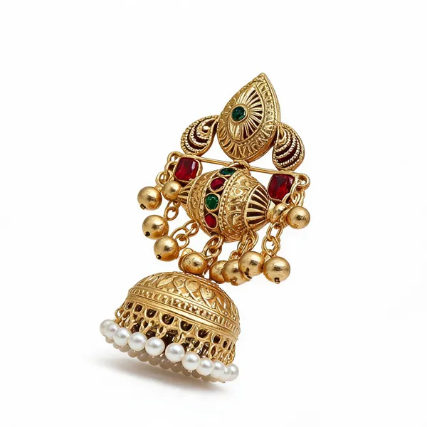 Golden_Brass_Earrings_For_Women