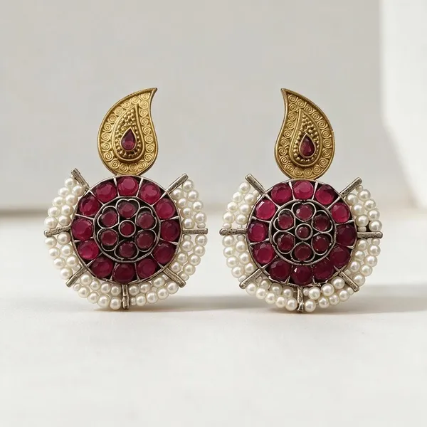 Black_Brass_Earrings_For_Women