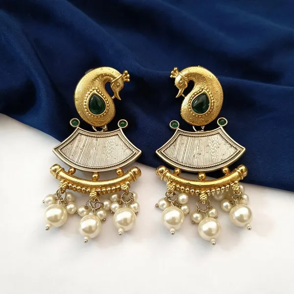Pink_Brass_Earrings_For_Women