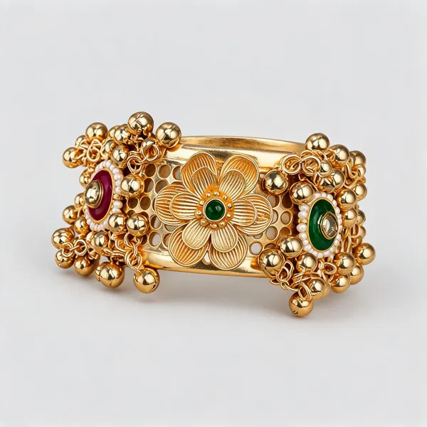 Golden_Brass_Bracelet_For_Women