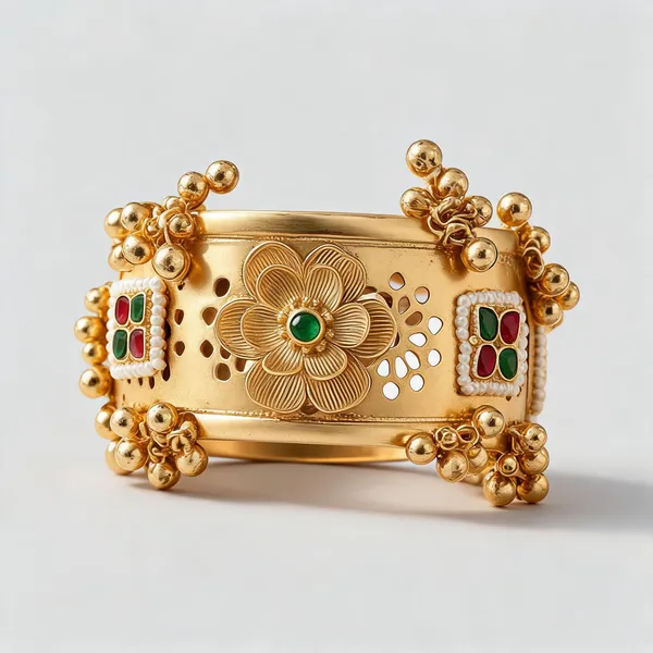 Golden_Brass_Bracelet_For_Women