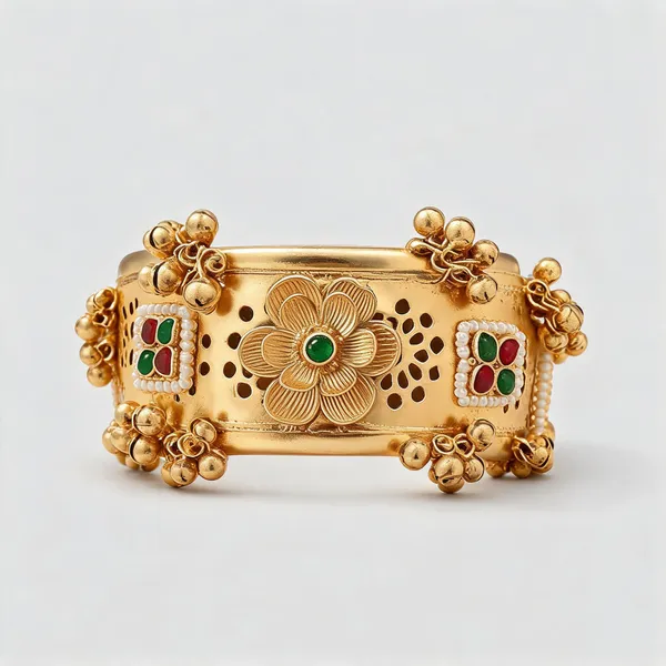 Golden_Brass_Bracelet_For_Women