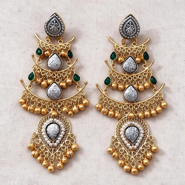 Pink_Brass_Earrings_For_Women