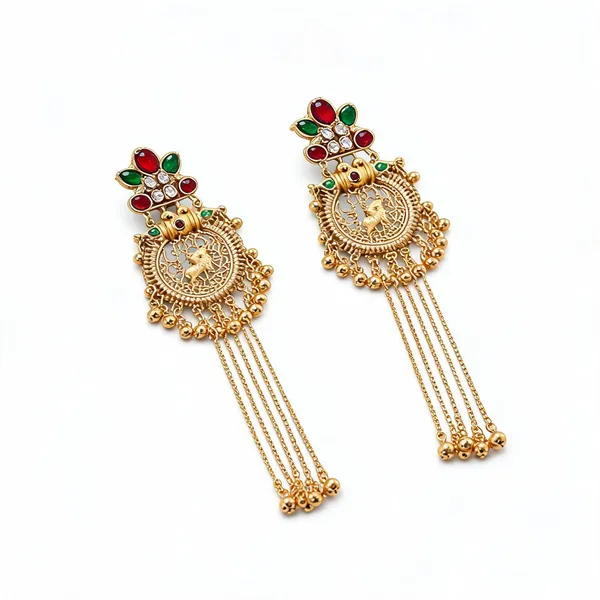 Golden_Brass_Earrings_For_Women