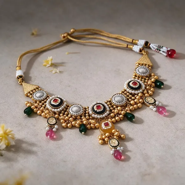 Golden_Brass_Necklace_For_Women