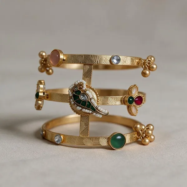 Golden_Brass_Bracelet_For_Women
