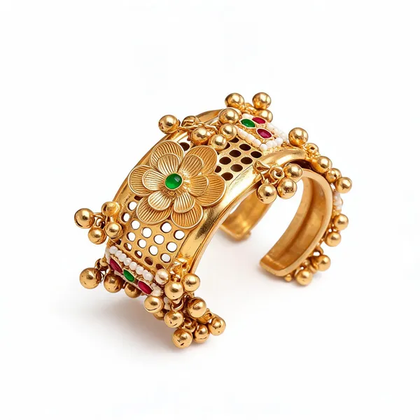 Golden_Brass_Bracelet_For_Women