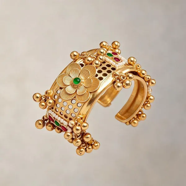 Golden_Brass_Bracelet_For_Women