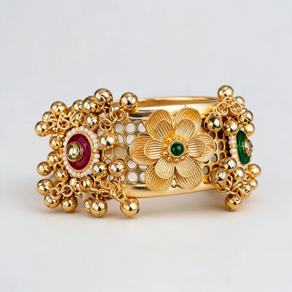 Golden_Brass_Bracelet_For_Women