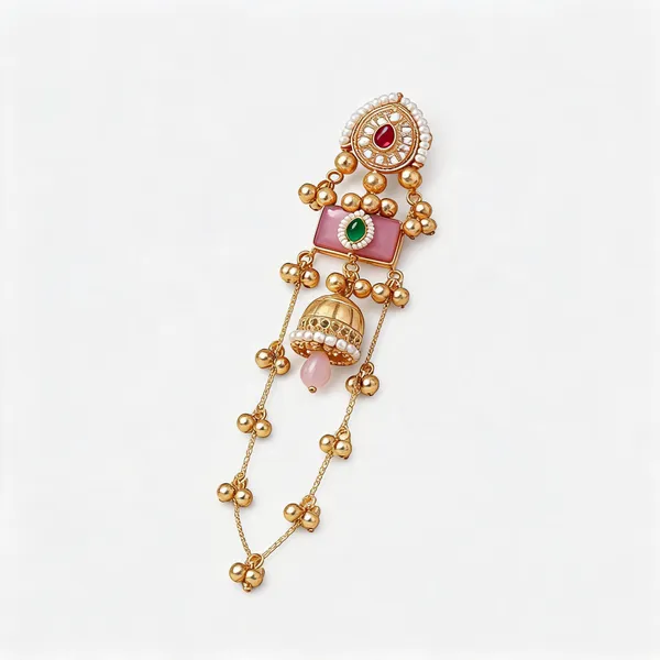 Golden_Brass_Earrings_For_Women