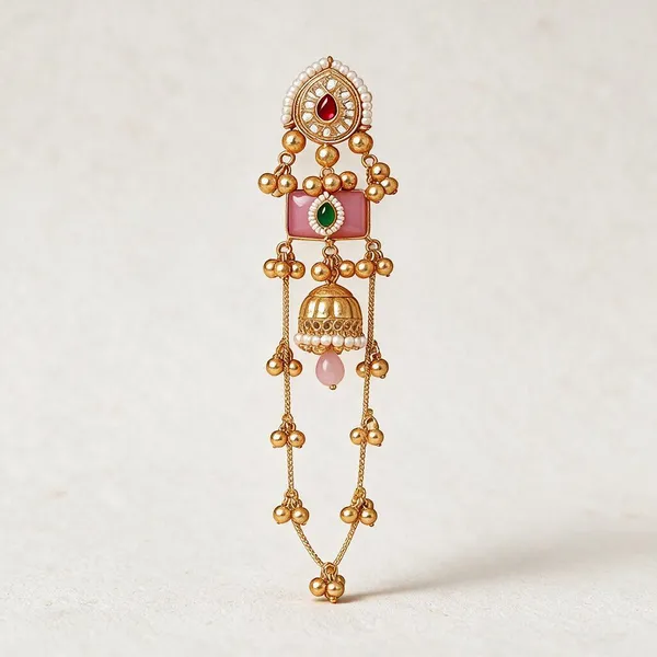 Golden_Brass_Earrings_For_Women