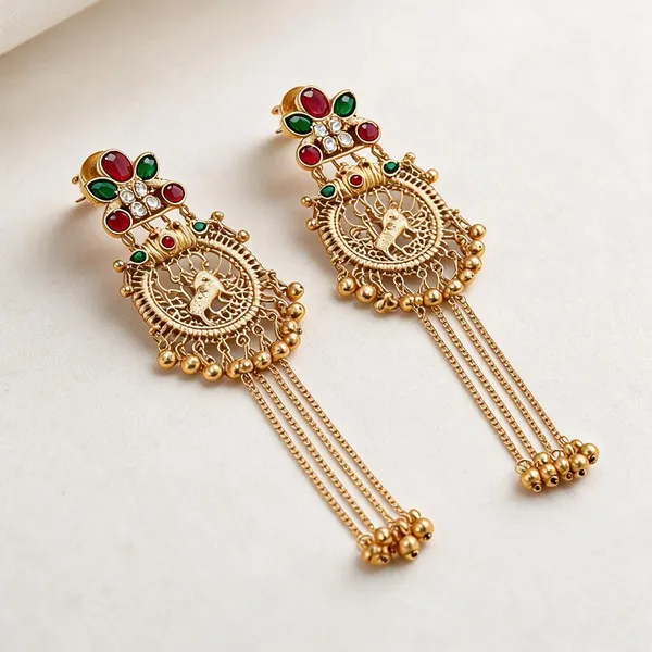 Golden_Brass_Earrings_For_Women