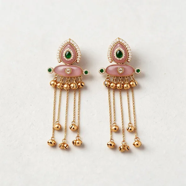 Golden_Brass_Earrings_For_Women
