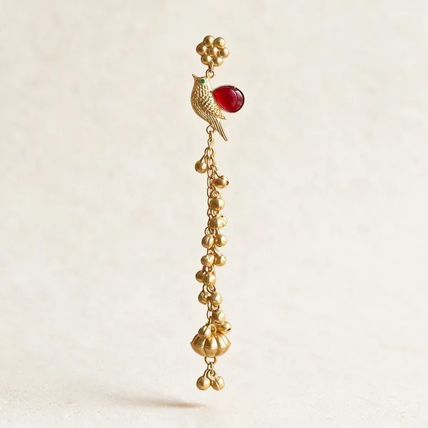 Golden_Brass_Earrings_For_Women