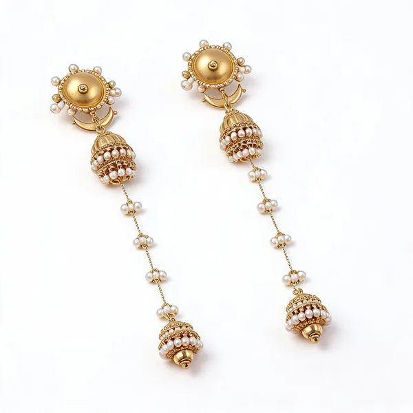 Golden_Brass_Kashmiri_Earring_For_Women