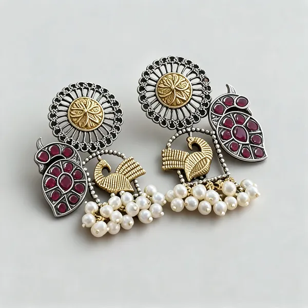 Yellow_Brass_Earrings_For_Women
