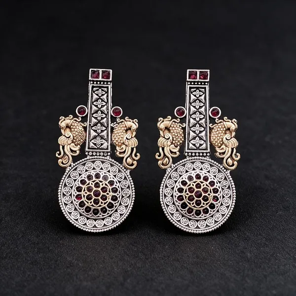 Golden_Brass_Earrings_For_Women