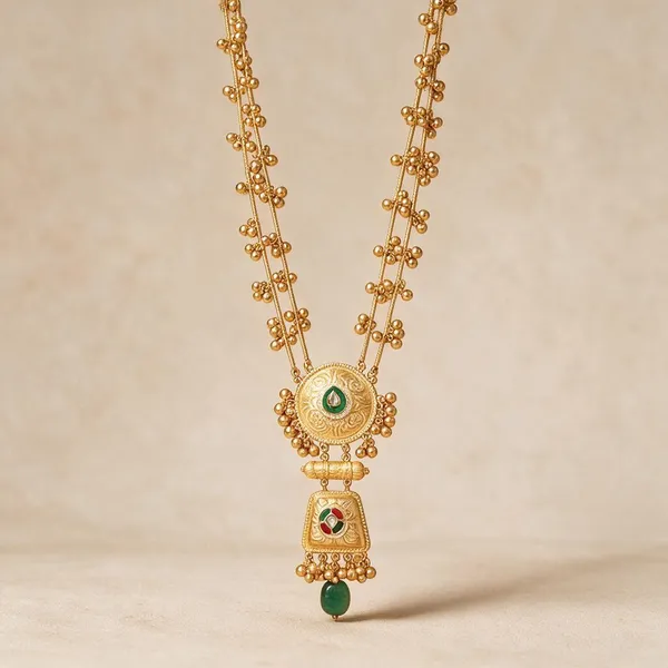 Golden_Brass_Necklace_For_Women