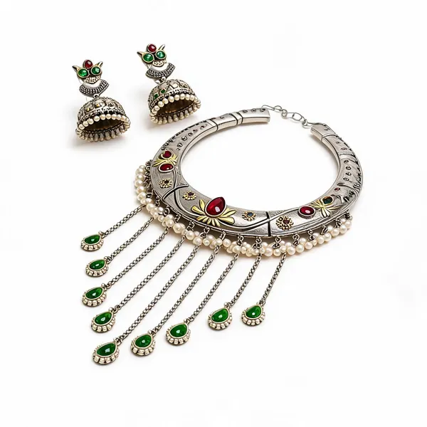 Silver_Brass_Riwaayat_Set_For_Women