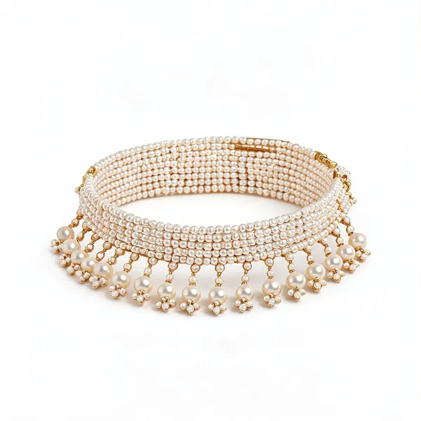 Silver_Brass_Choker_For_Women