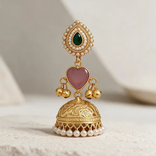 Golden_Brass_Earrings_For_Women