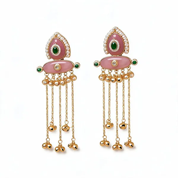 Golden_Brass_Earrings_For_Women