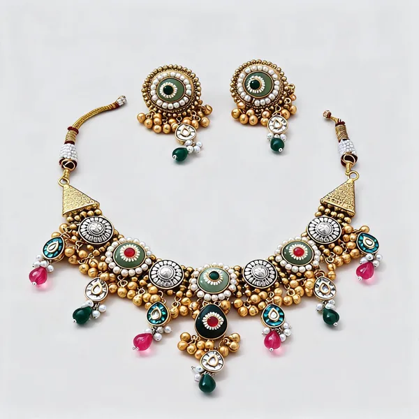 Golden_Brass_Choker_For_Women