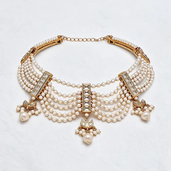 Silver_Brass_Choker_For_Women