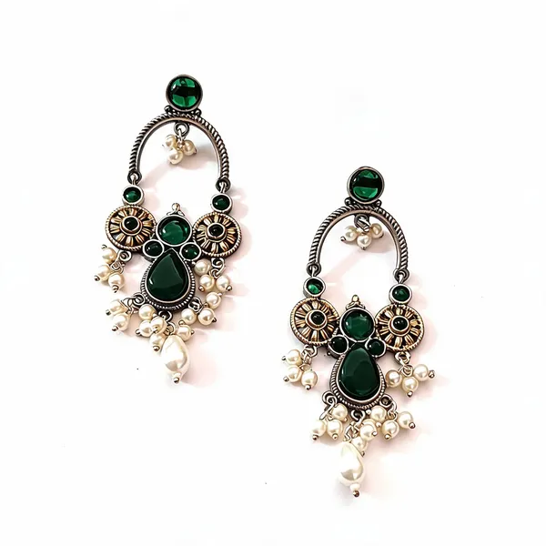 Green_Brass_Earrings_For_Women