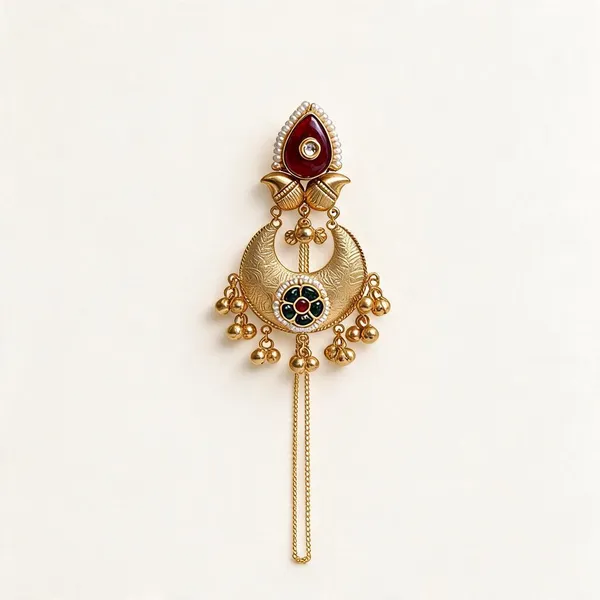 Golden_Brass_Earrings_For_Women