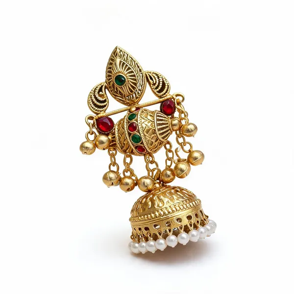Golden_Brass_Earrings_For_Women